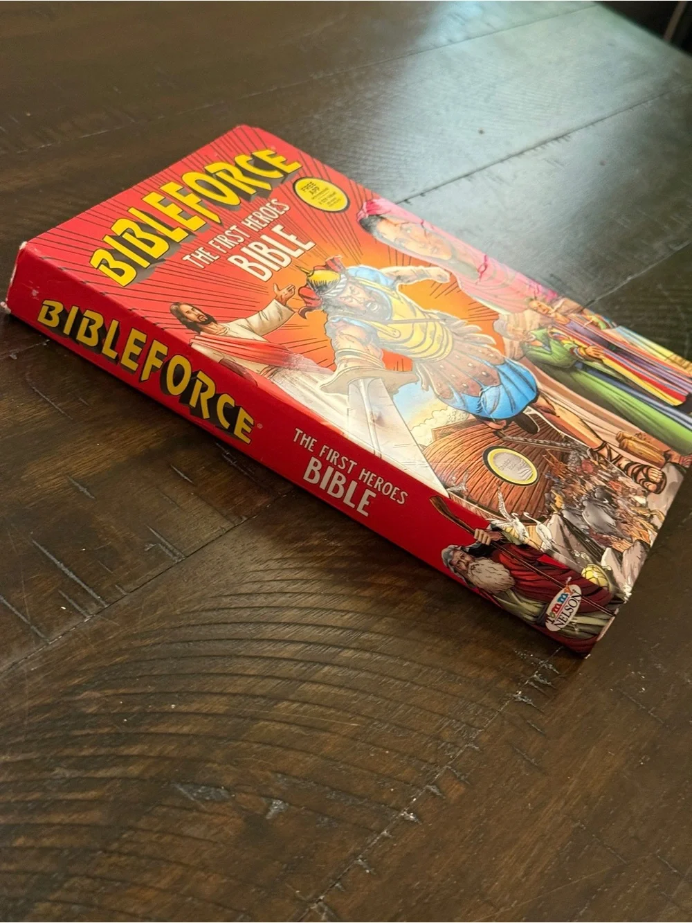 BibleForce The First Heroes Bible - Illustrated Comic style book for Kids
